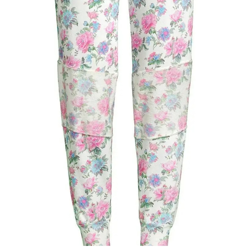 Love Shack Fancy Etty Floral Joggers - Sea Orchid - Picture 14 of 16